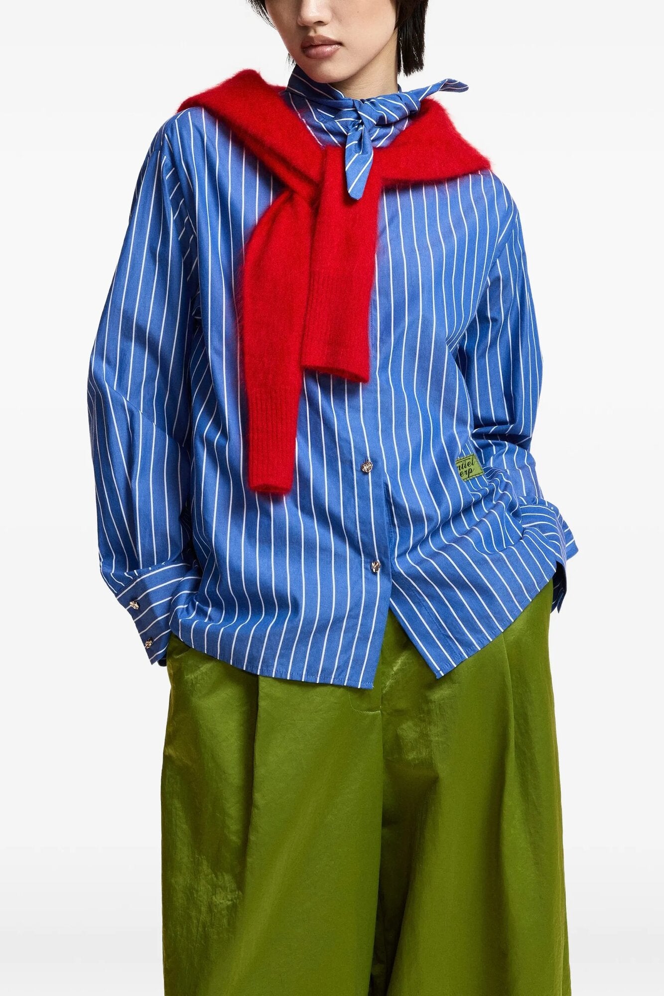 Kacao Tied Collar skjorte – Combo2 Sky
