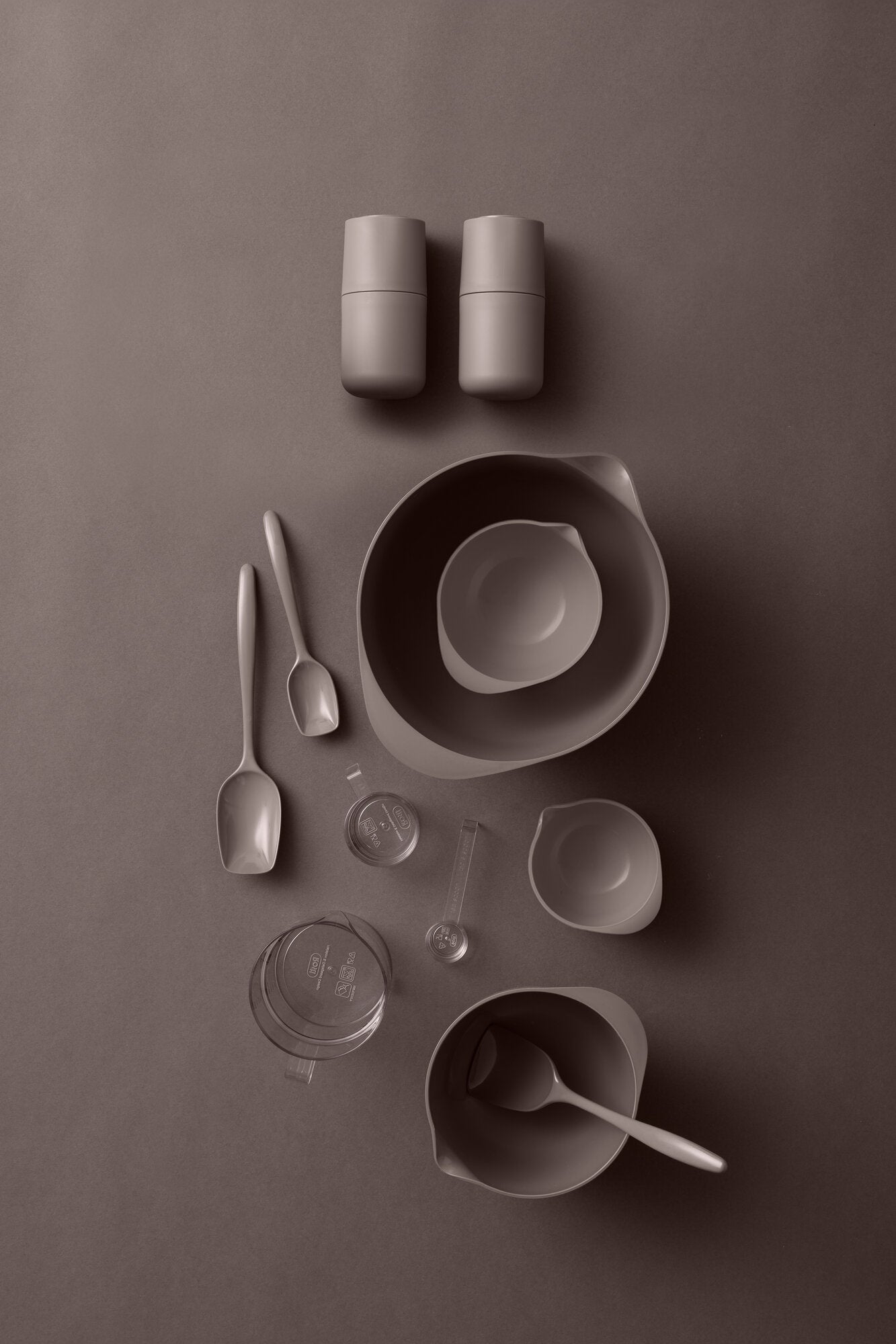 Margrethe røreskålesæt, 4 dele - Earth Grey