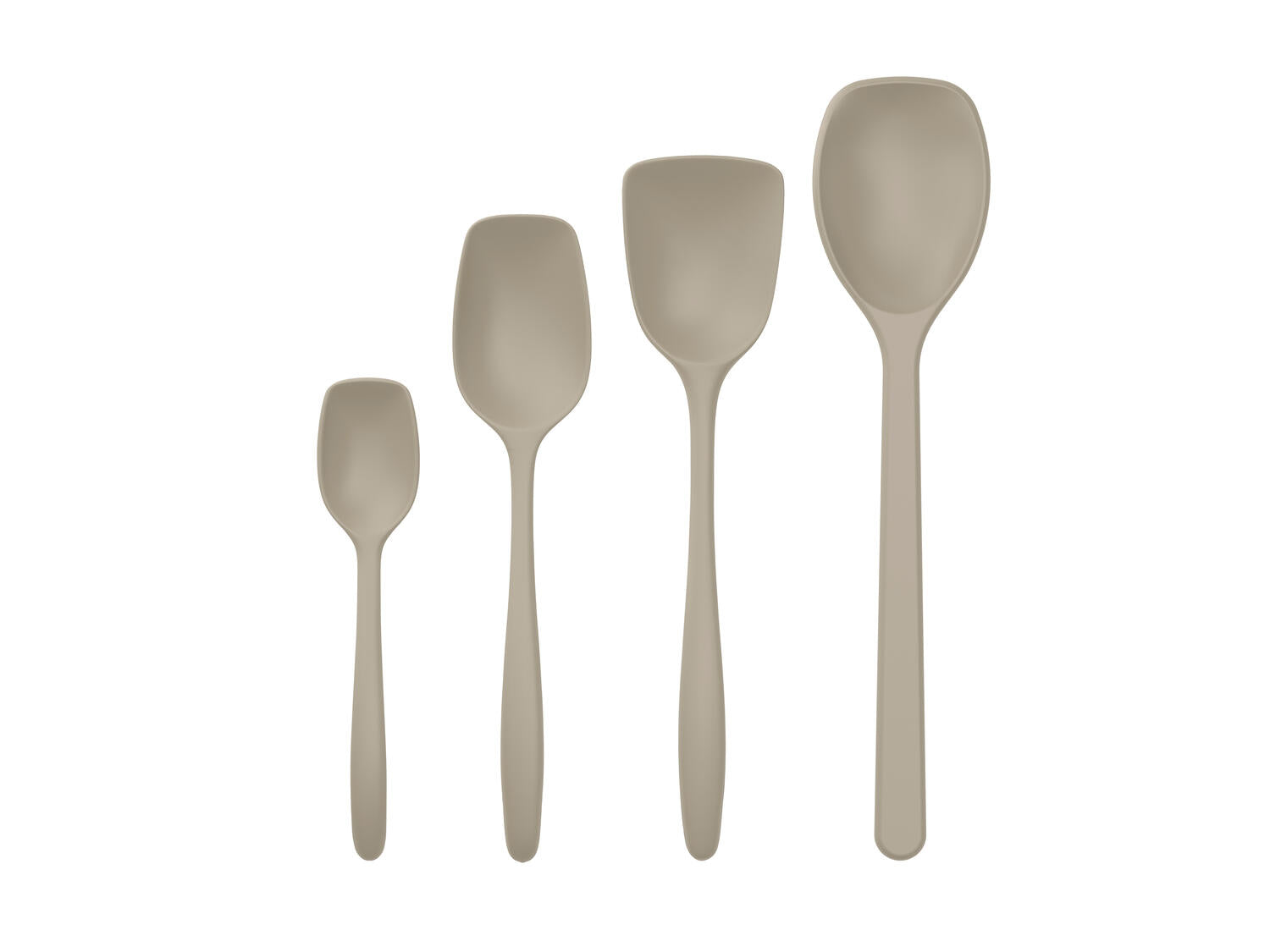 Grydeskesæt, Earth Grey - 4 stk.