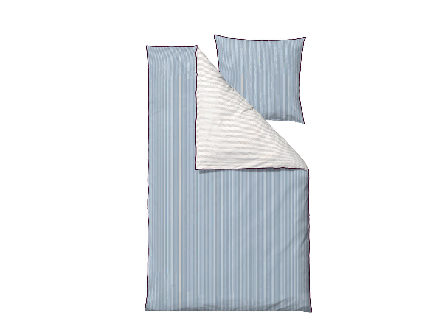 Sengetøj - Frame Linen blue