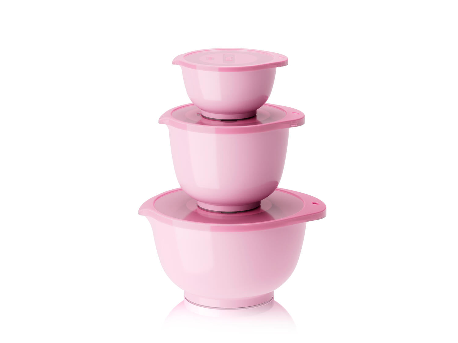 x Støt Brysterne Margrethe røreskålesæt, Pink - 6 dele
