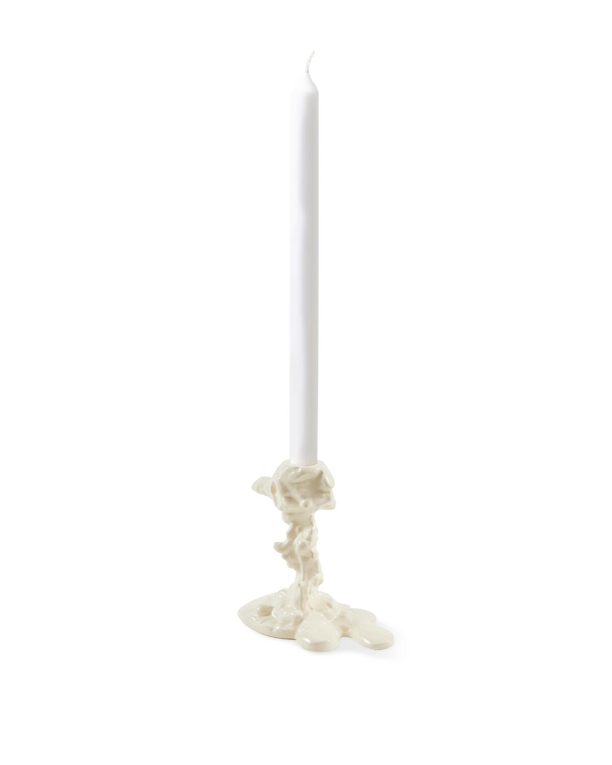 Drip lysestage, S - Hvid