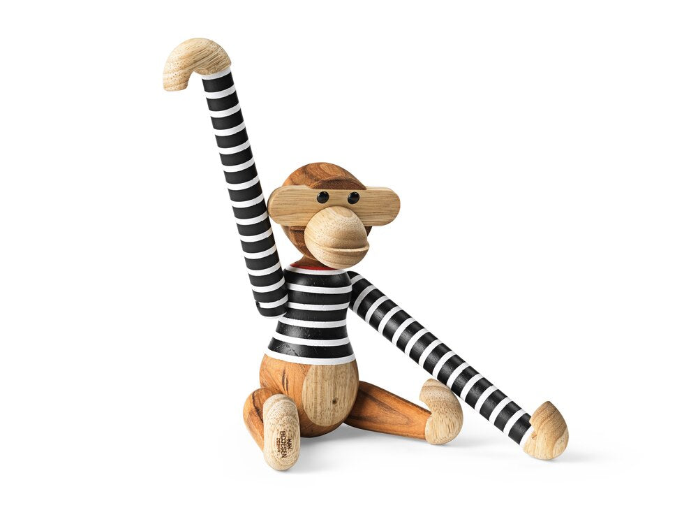 Kay Bojesen x Nørgaard abe, stor - sort/hvid