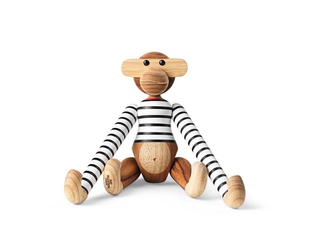 Kay Bojesen x Nørgaard abe, stor - hvid/sort