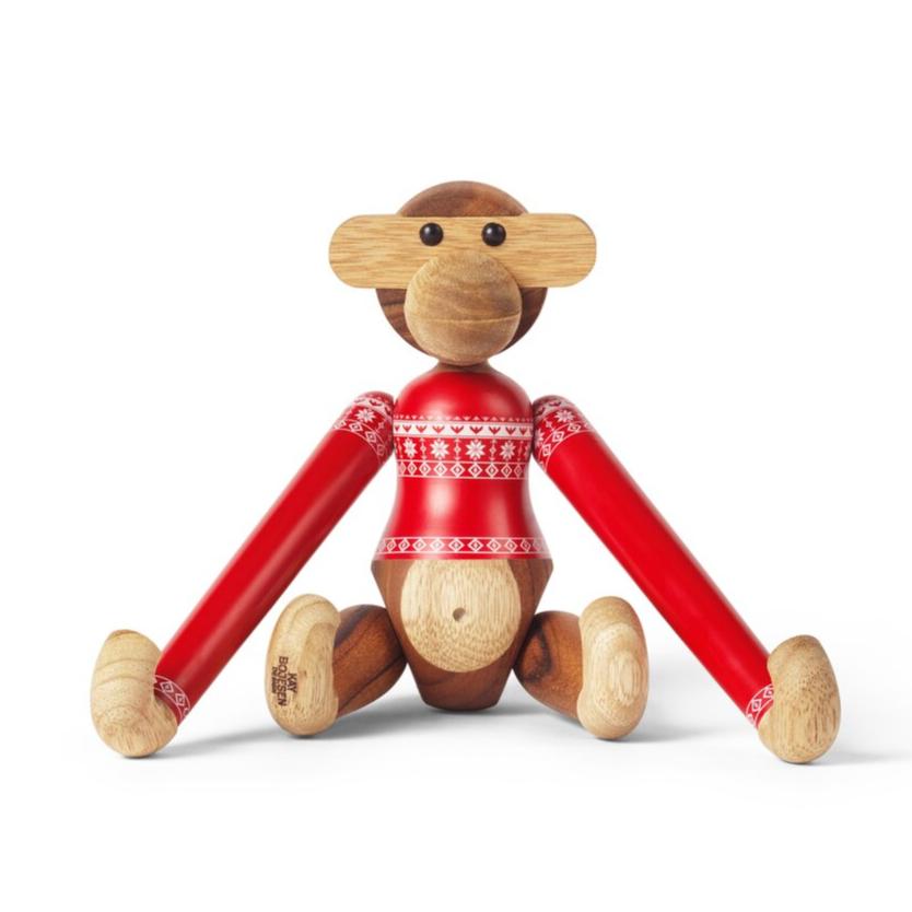 Abe, lille julesweater 2024 - rød