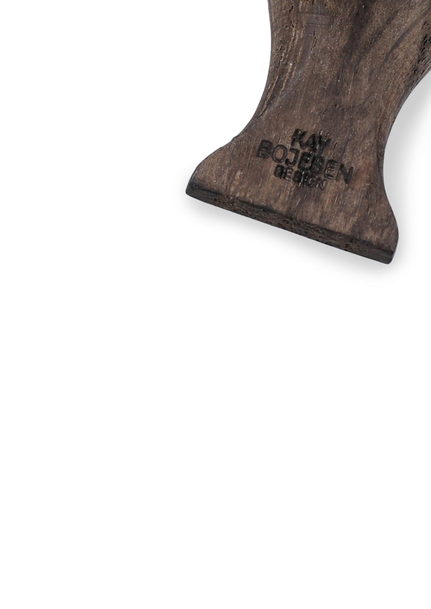 Fugl nøglering - sølvfarvet/røget eg