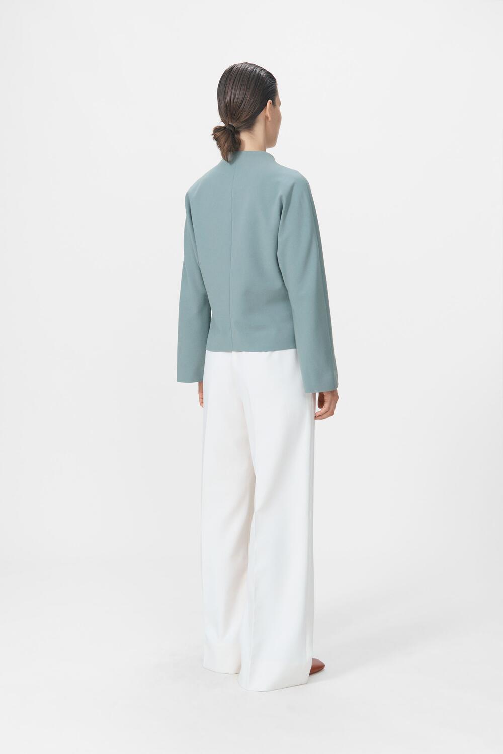 Lara bluse - Sea Grey