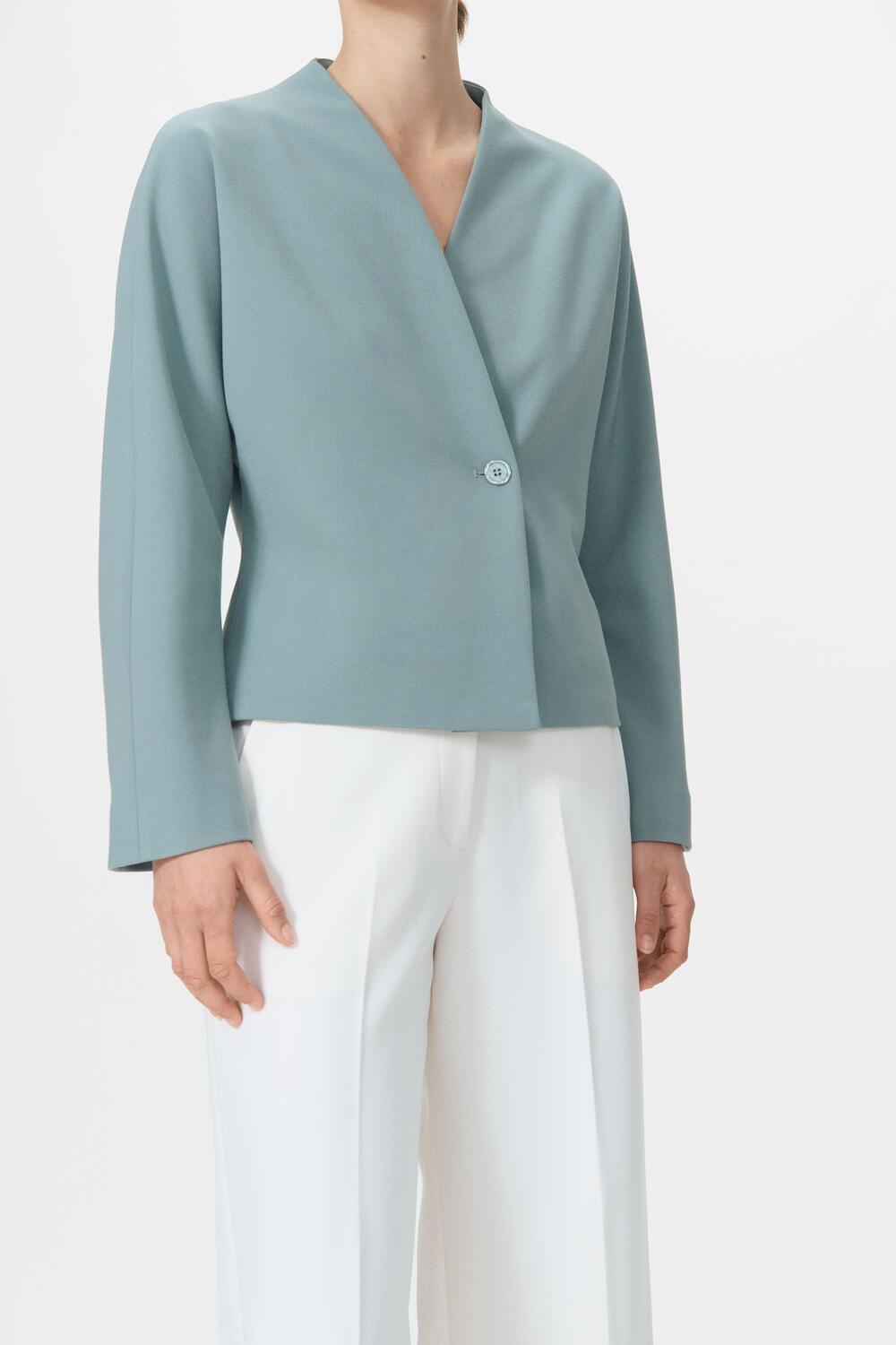 Lara bluse - Sea Grey