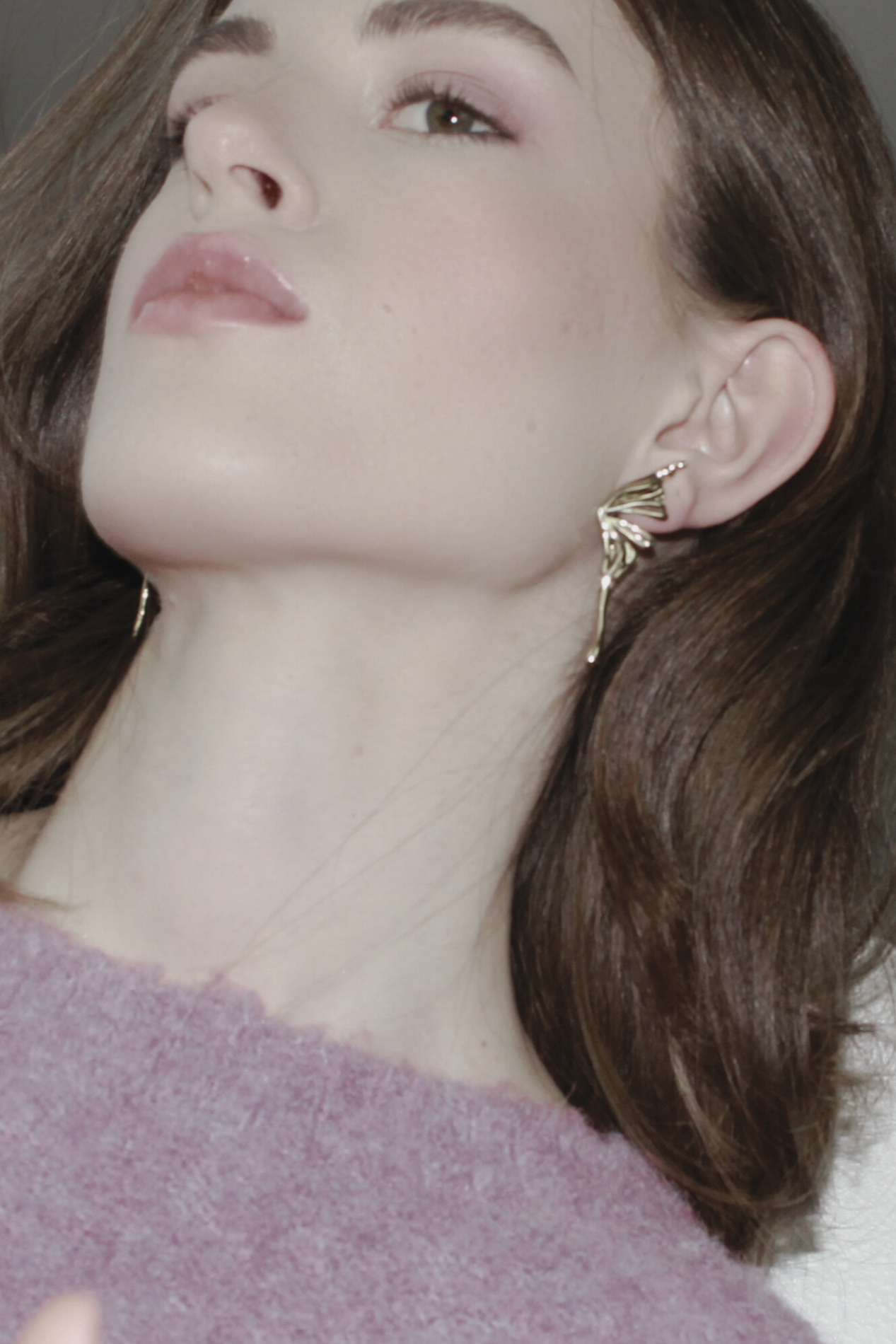 Courage Wing øreringe - forgyldt