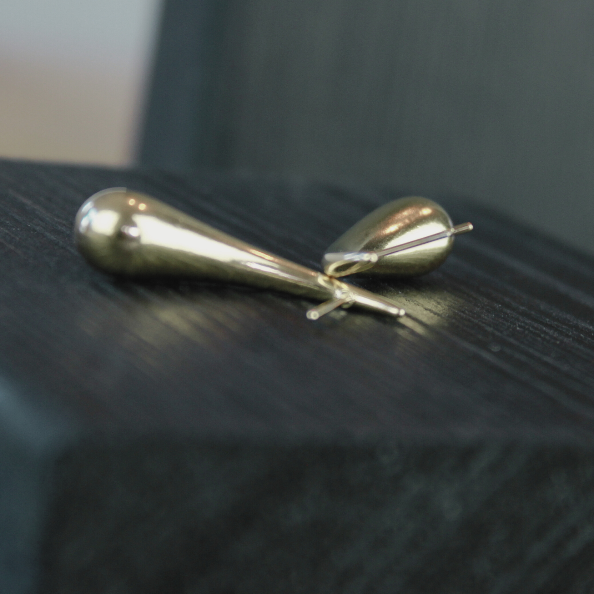 Passion Smooth Drop Post øreringe - forgyldt