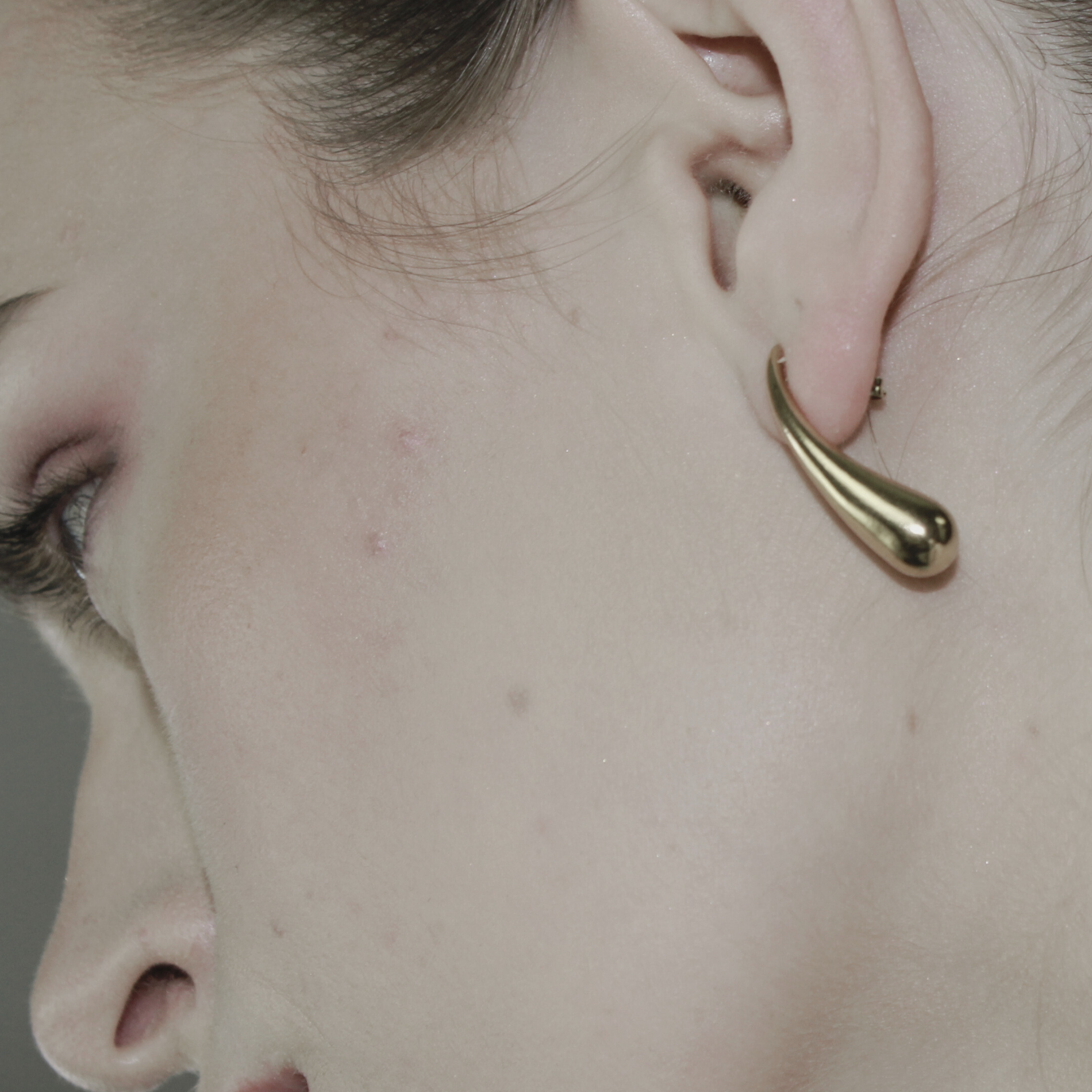 Passion Smooth Drop Post øreringe - forgyldt