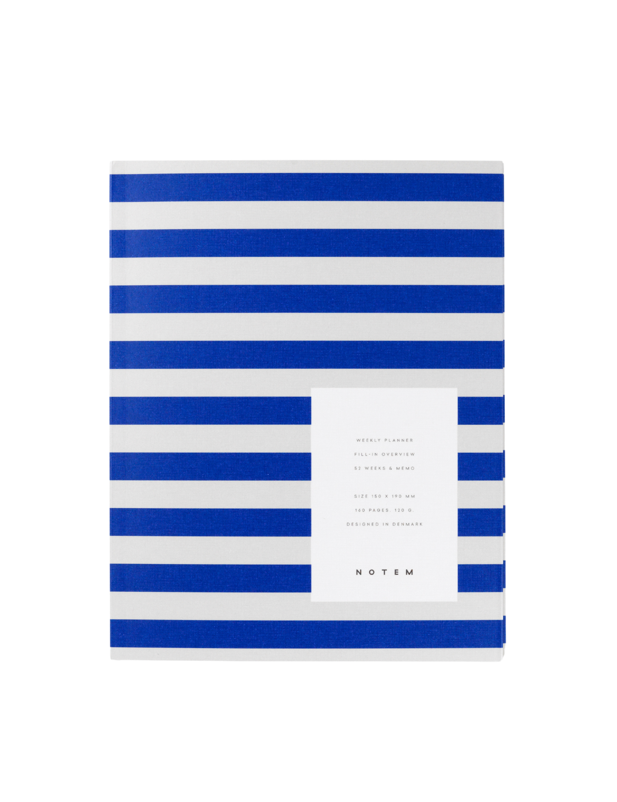 UMA Flat Lay Weekly Planner bog, medium - Bright blue