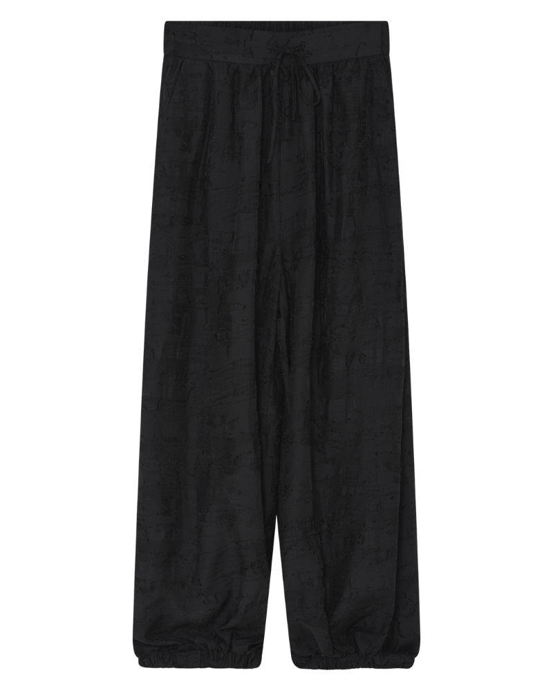 Barbo Jacquard Torn bukser - sort