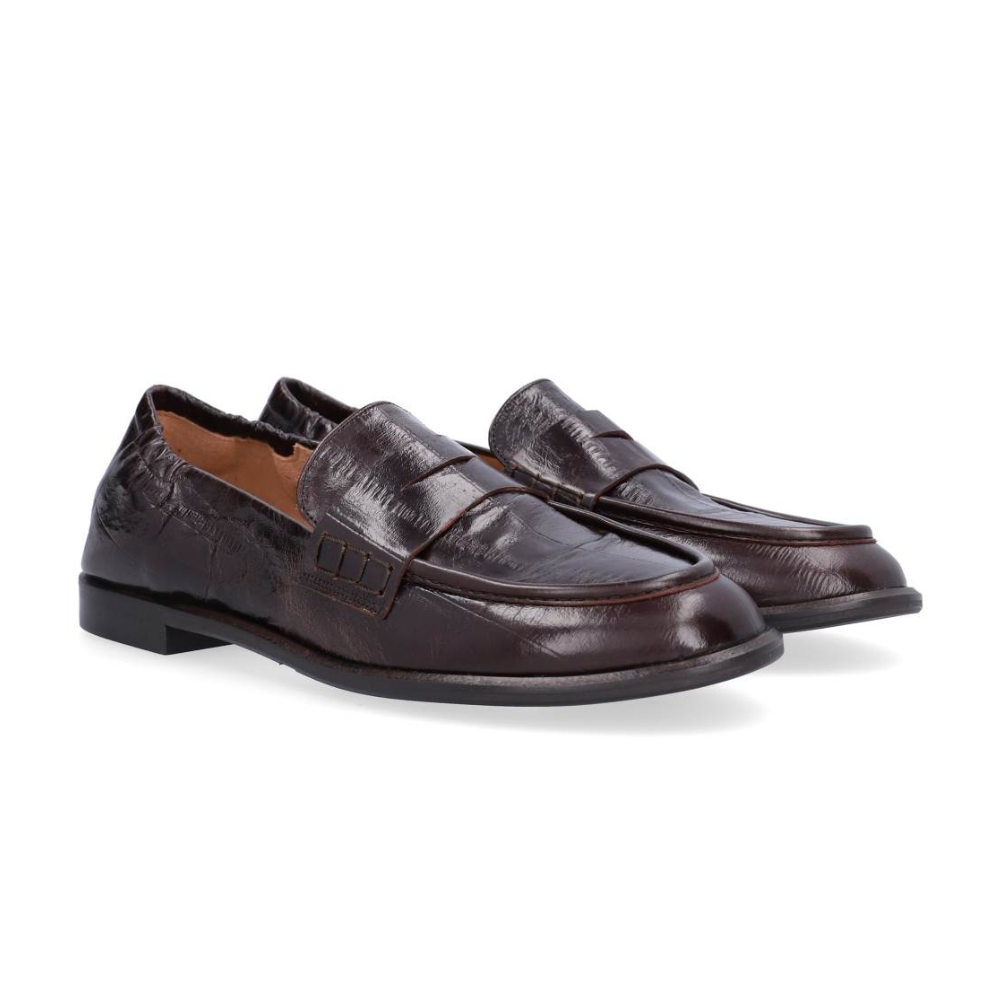 B1366 Loafers - Mogano eel naplack 226