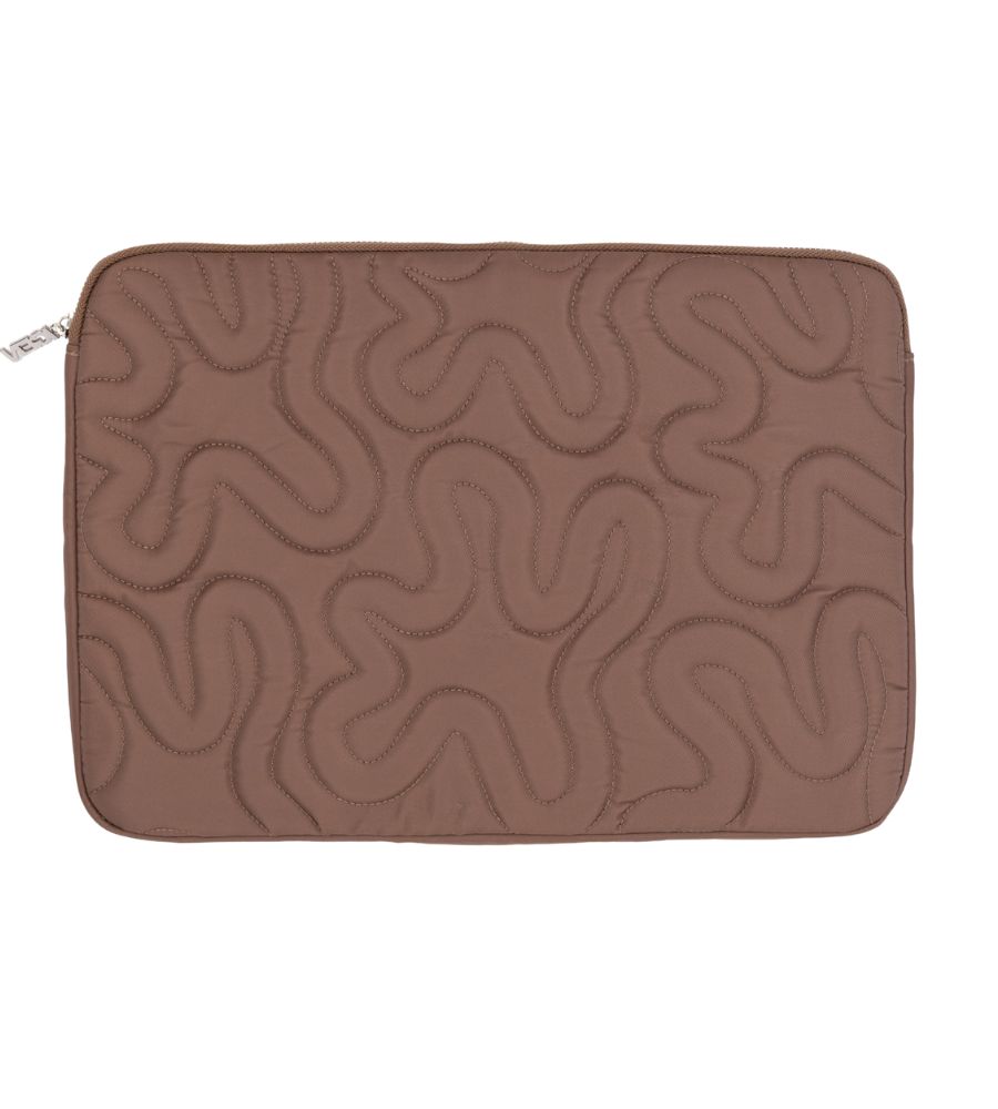 Swirl computer sleeve 15-16” - brun