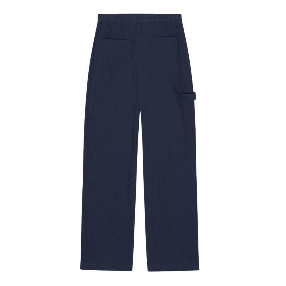 Everly Crepe bukser - Navy Blue