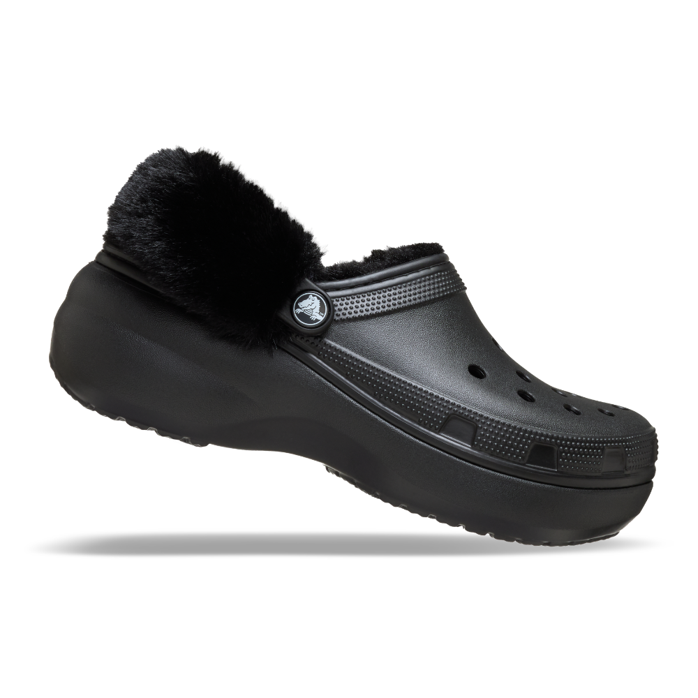 Classic Platform Fuzz Lined clogs - sort