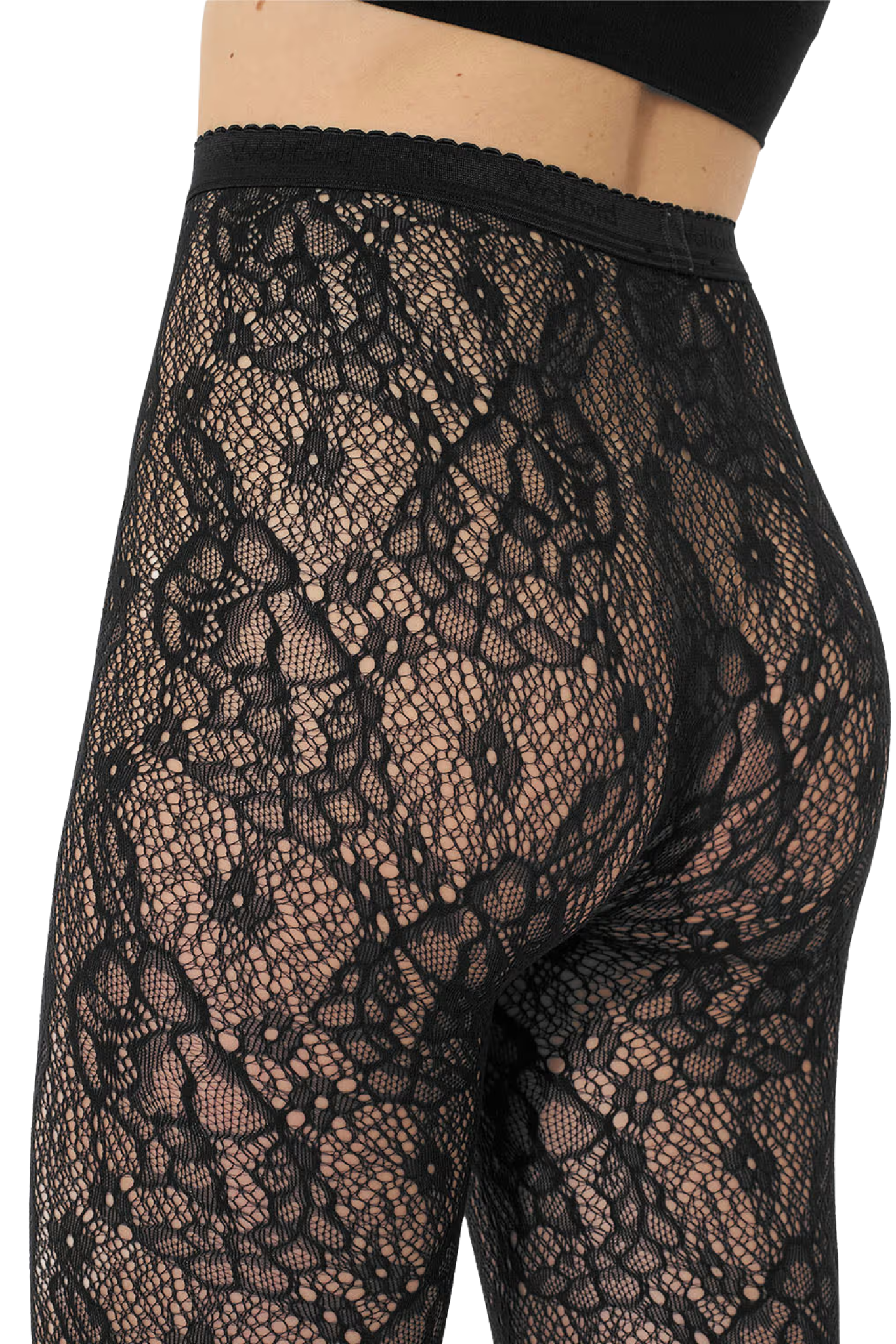 Infinite Rose Net strømpebukser - 7005 black