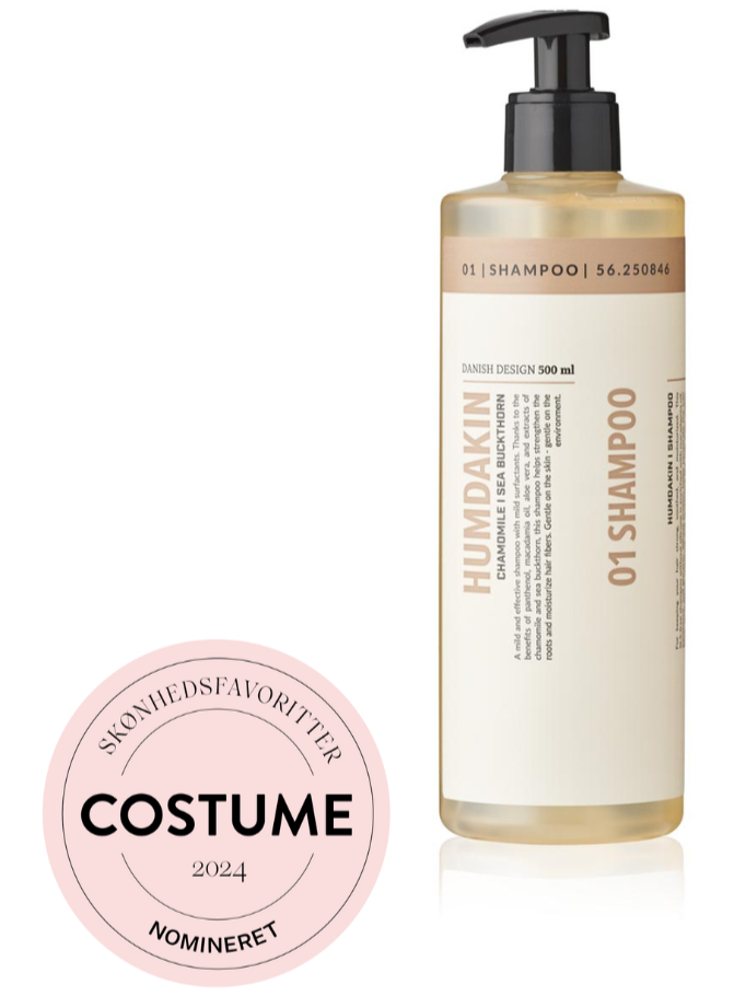 01 Shampoo, Chamomile and Sea Buckthorn - 500 ml.
