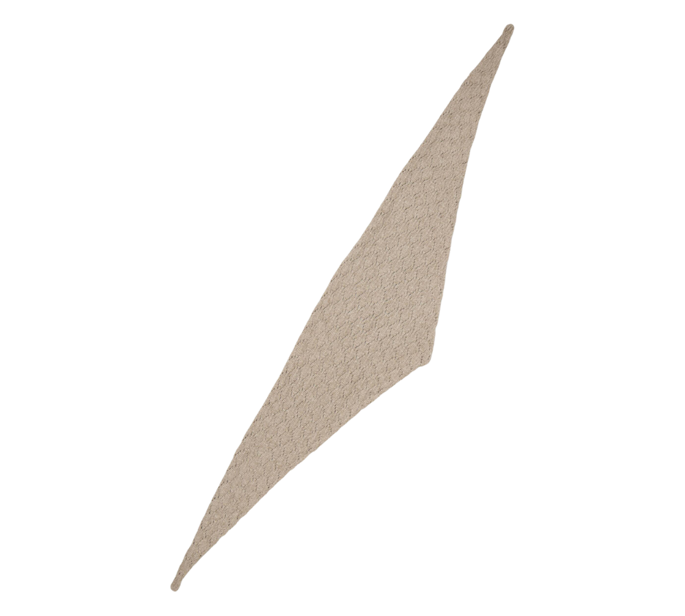 Woona Opalia tørklæde - Dark Beige Melange