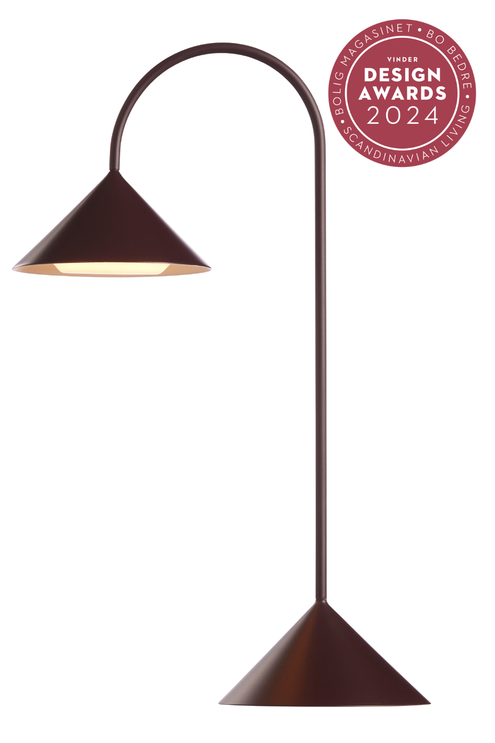 Grasp Portable lampe, Matt Beetroot - H47