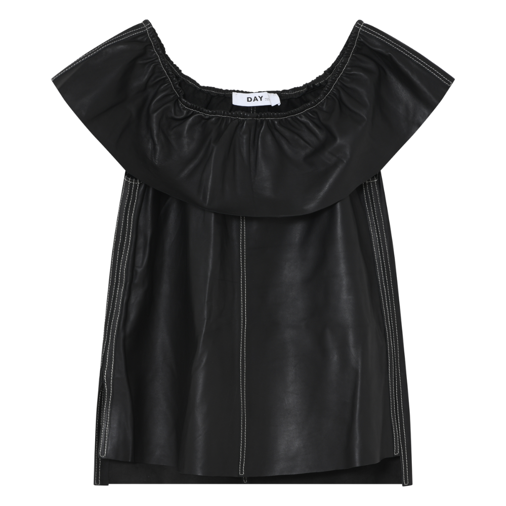 Lira Soft Lamb lædertop - sort