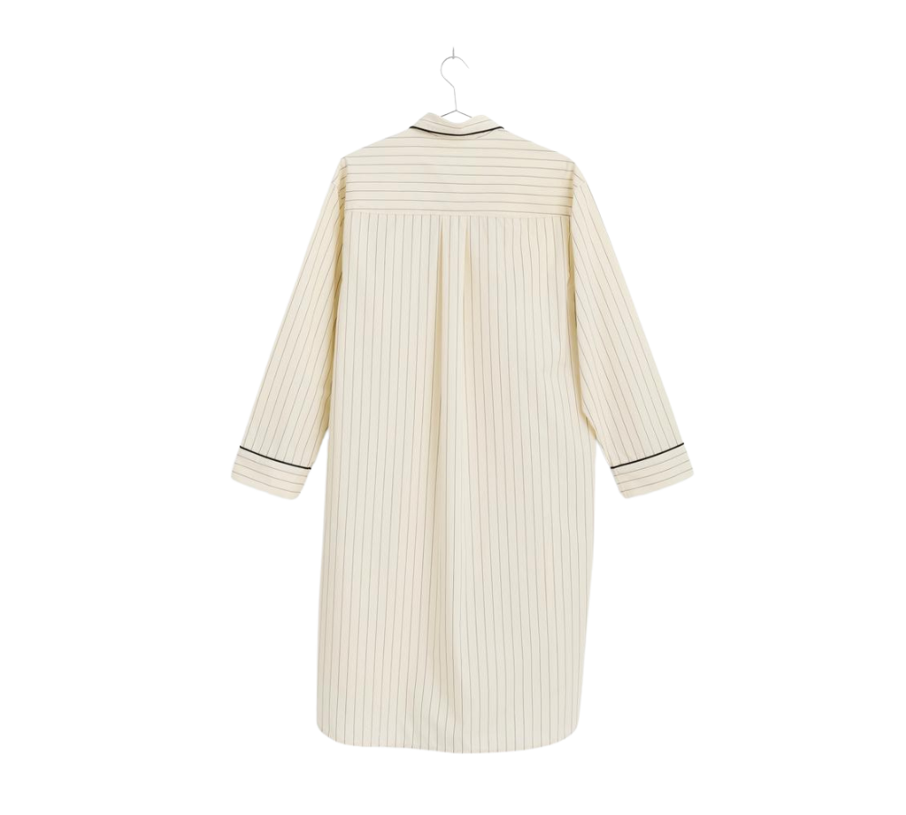 Fineline Long natkjole - Ivory