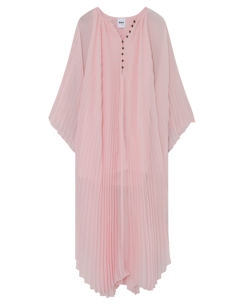 Arin Chiffon Fringe kjole - Shrinking Violet