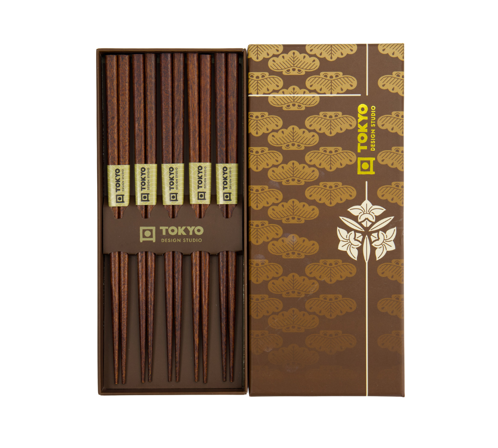 Spisepinde gavesæt, Golden Cloud - 5 par