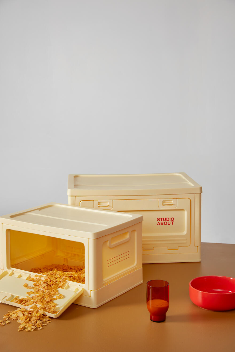 Boks, lille - lys gul