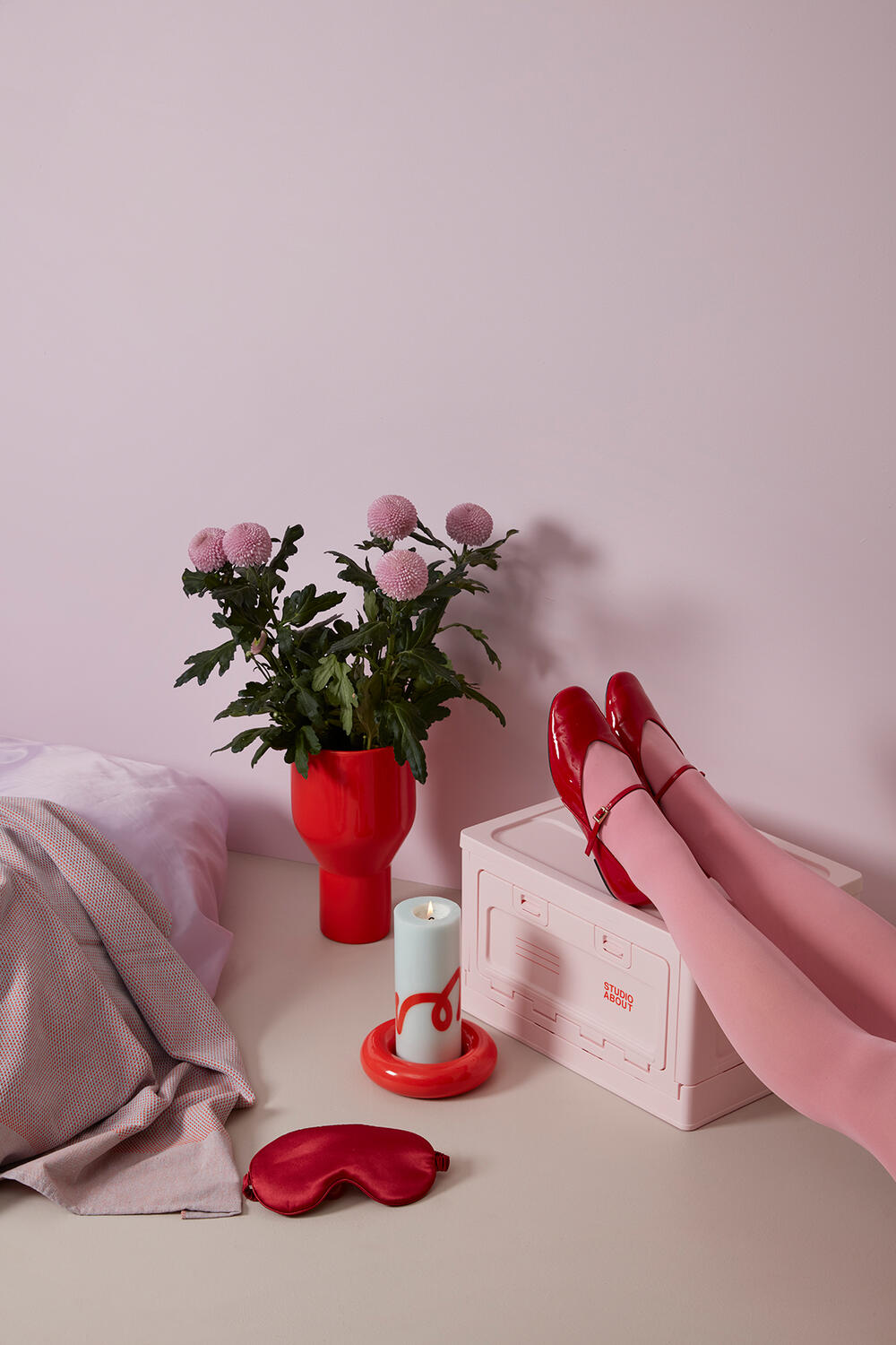 Boks, mellem - rosa
