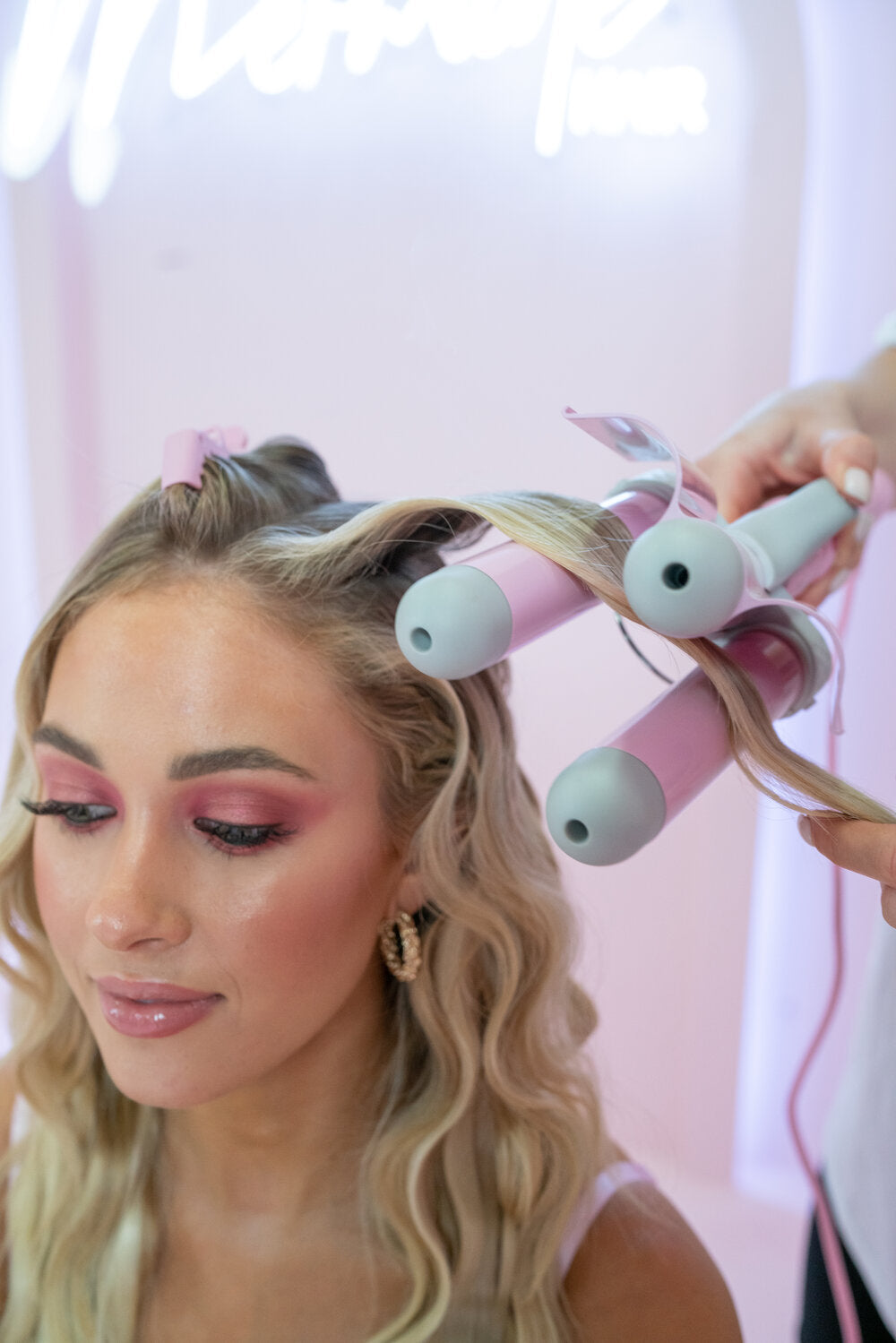 Pro Waver bølgejern 32mm - Pink