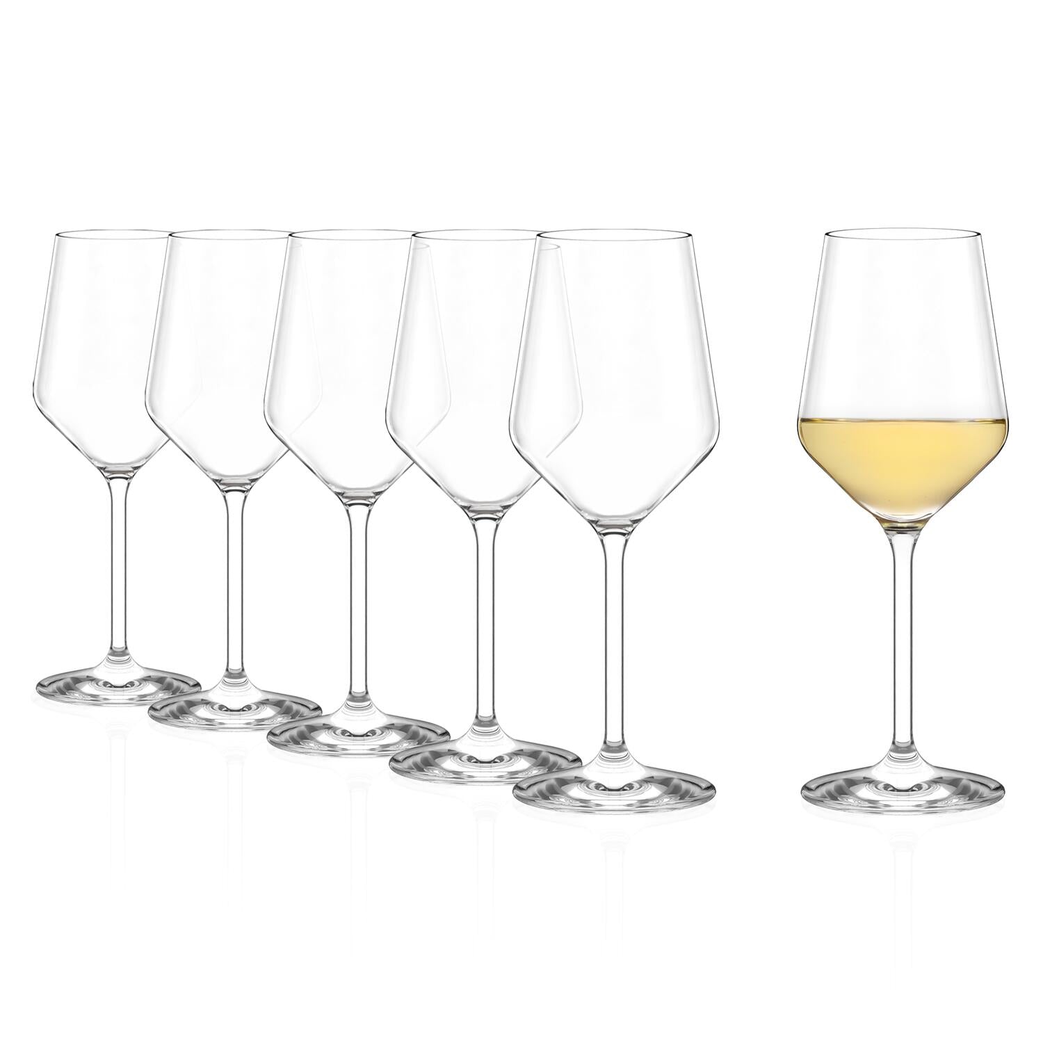 Revolution hvidvinsglas, 365 ml - 6 stk
