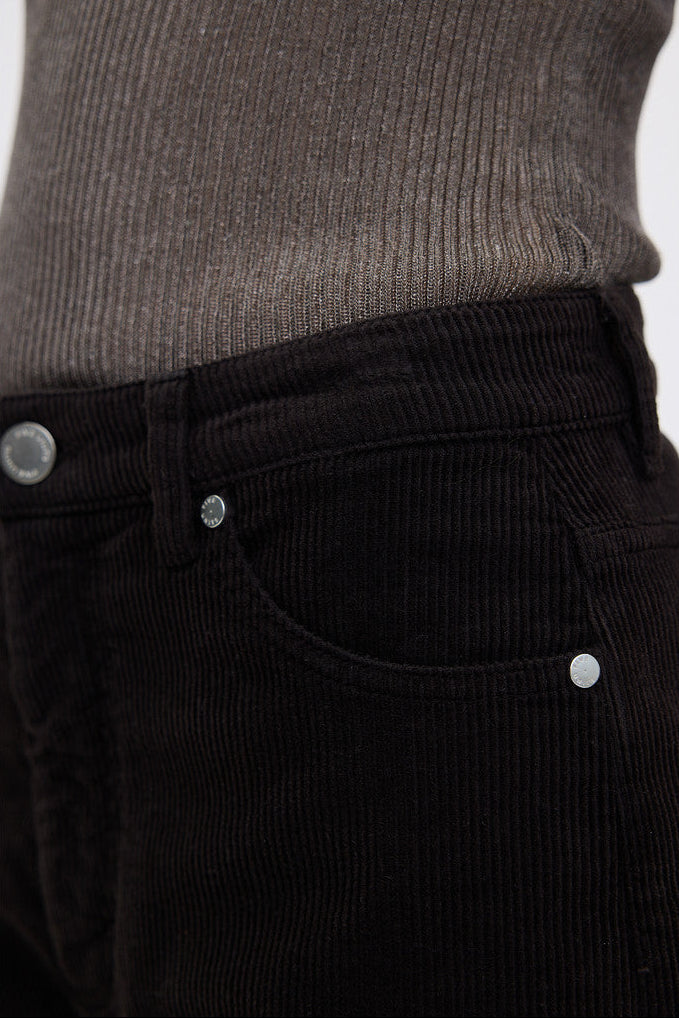 AbbyFV Long jeans - Dark Coffee Corduroy