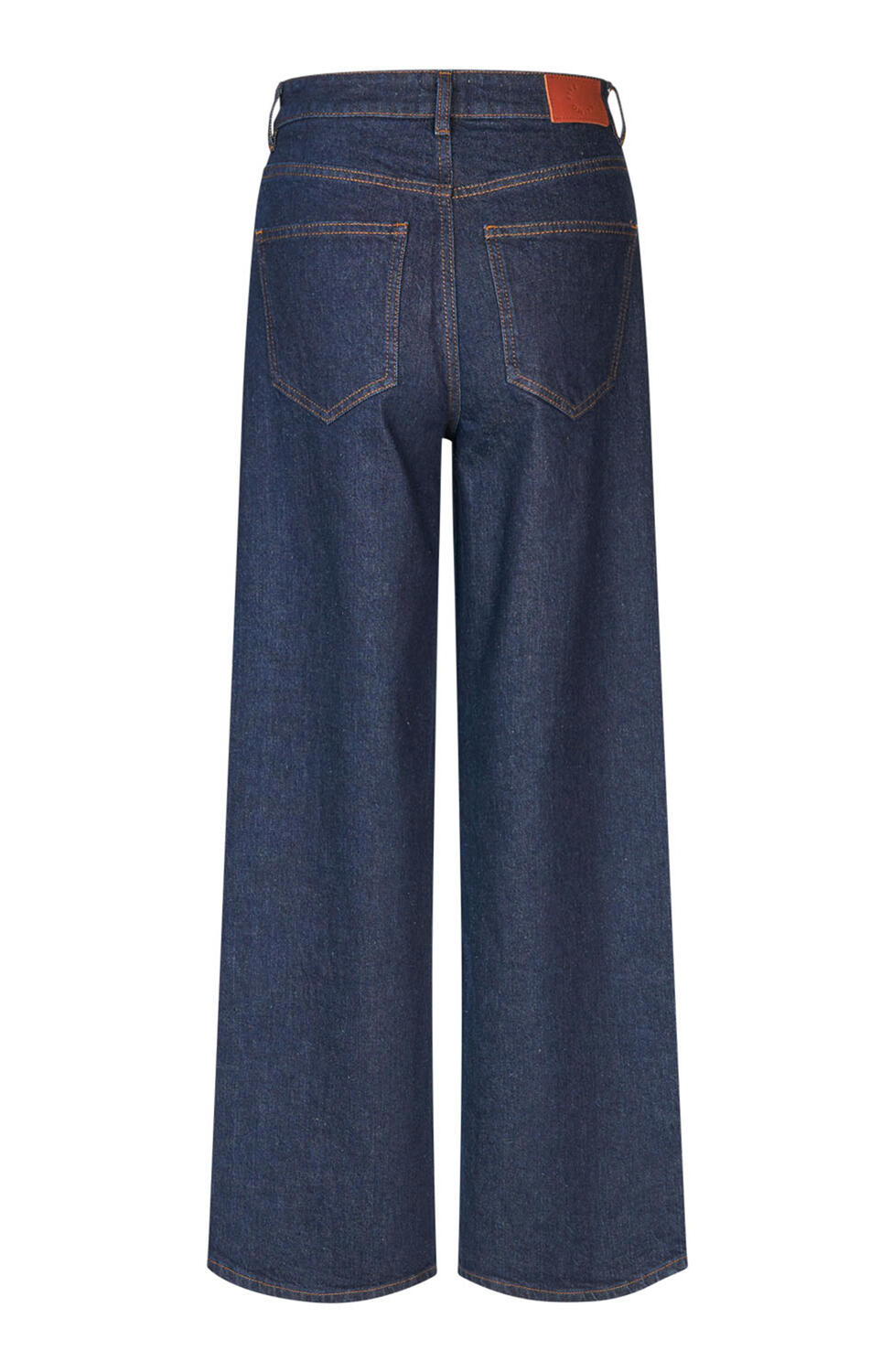 AbbyFV Long jeans - Dark Rinse Denim