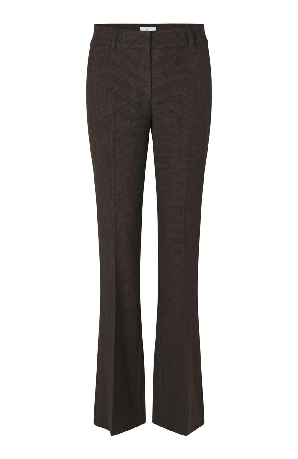 ClaraFV bukser, Long - Mocca Check