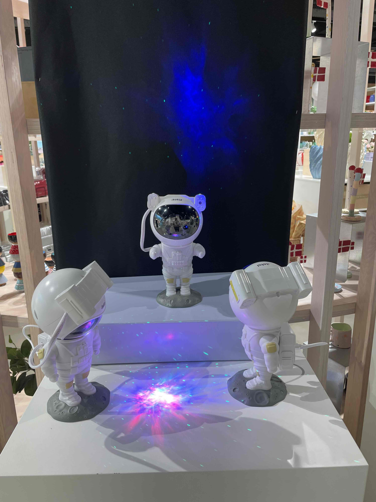 Astronaut Projektor - hvid