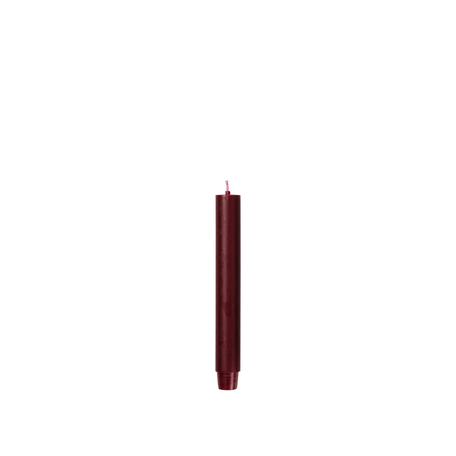 Rustic Kronelys, 6 stk. - Burgundy
