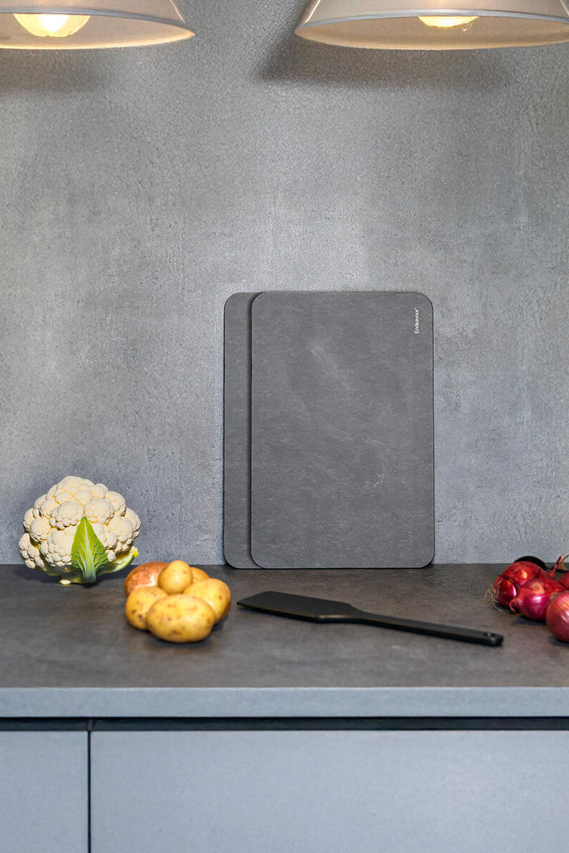 Skærebræt, grå - 2 stk