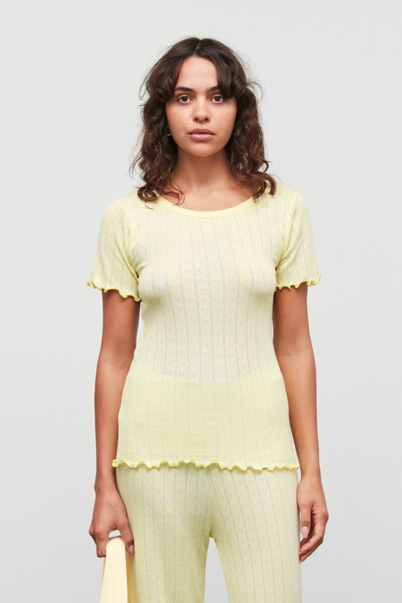 Pointella Trixy T-shirt - Tender Yellow