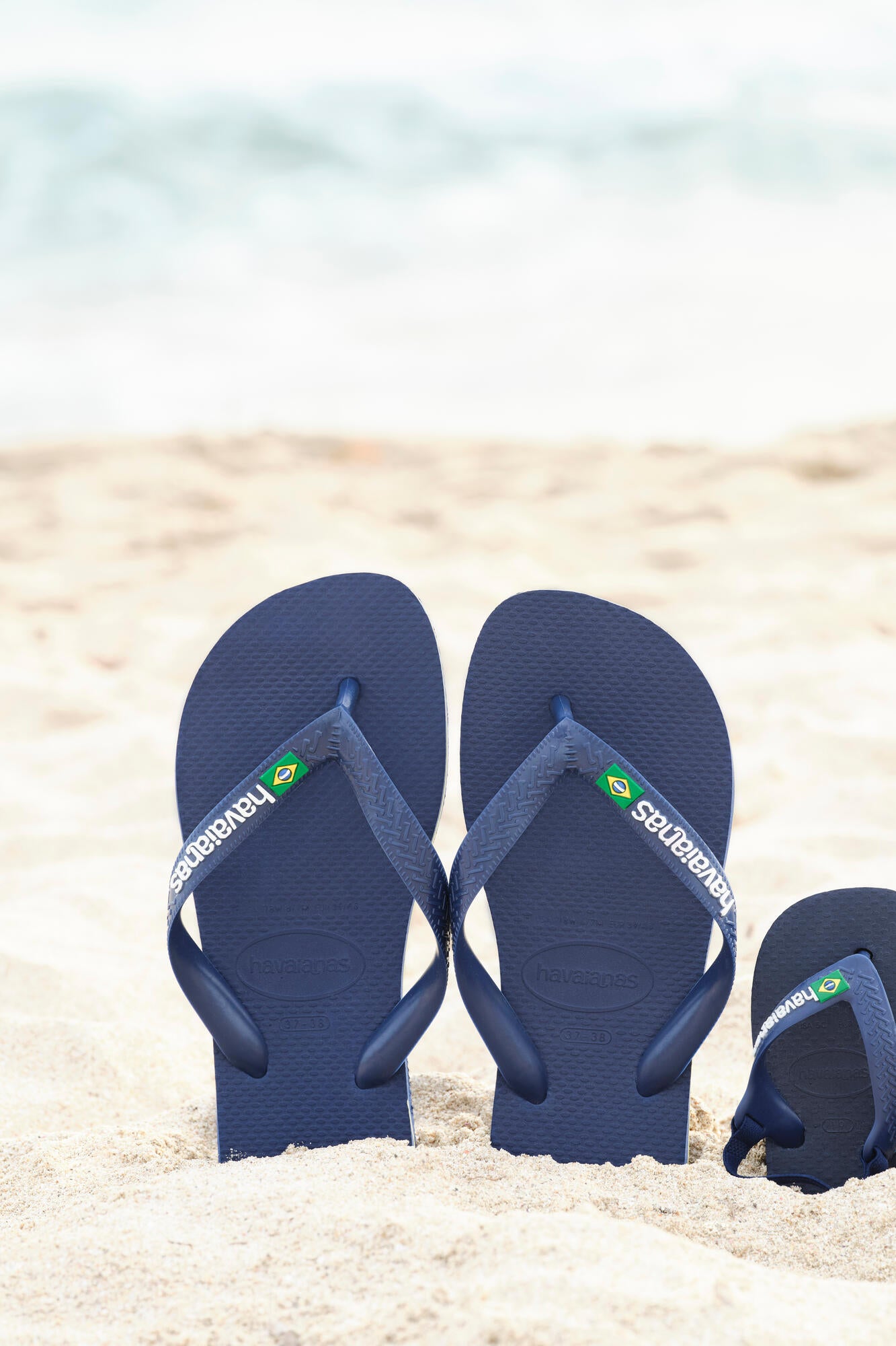 Brasil Logo klipklapper - 0555 Navy Blue