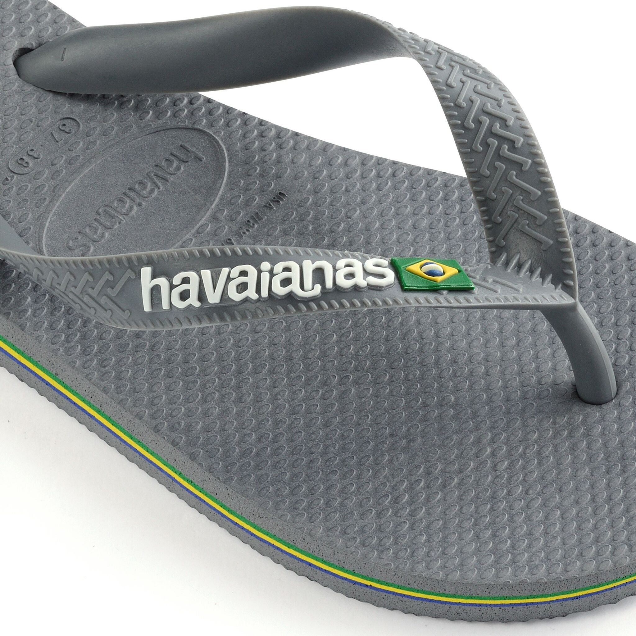 Brasil Logo klipklapper - Steel Grey/Steel