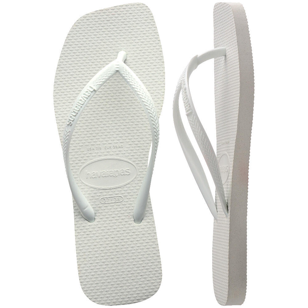 Slim Square klipklapper - hvid