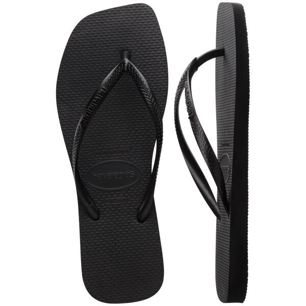 Slim Square klipklapper - 0090 Black