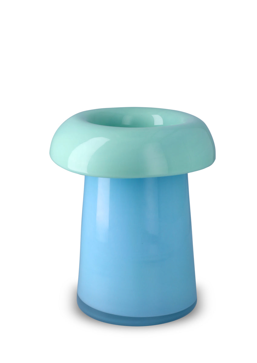 Soma vase, H22,5 cm - lyseblå/aqua
