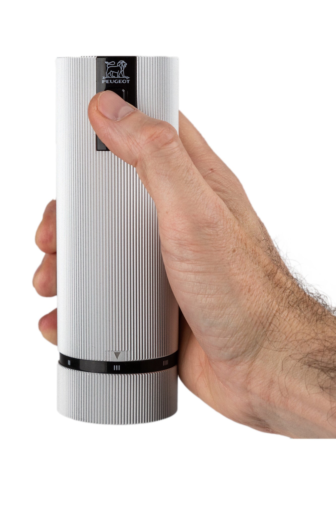 Line US elektrisk saltkværn, aluminium - 15 cm.