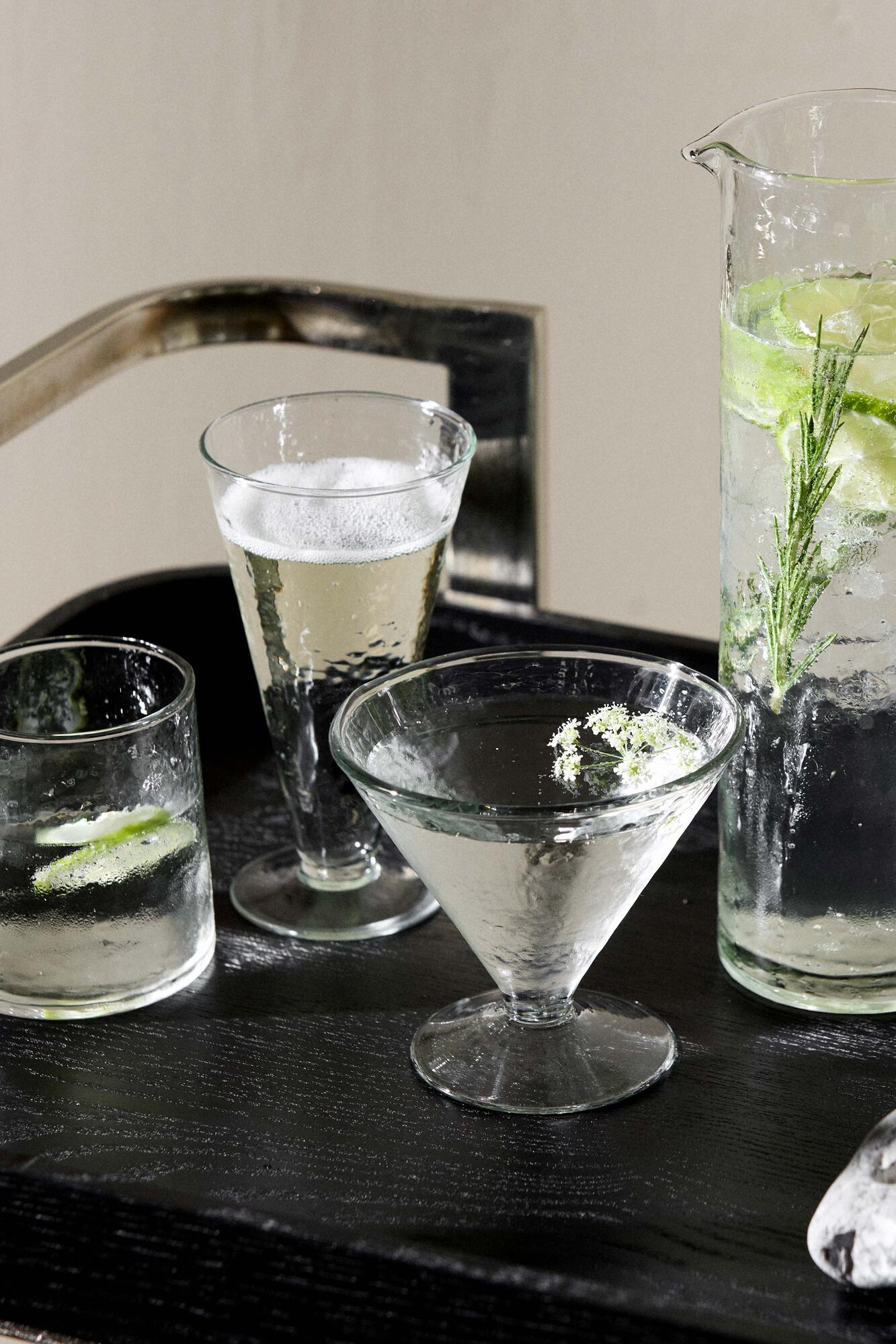 Vita cocktailglas - klar
