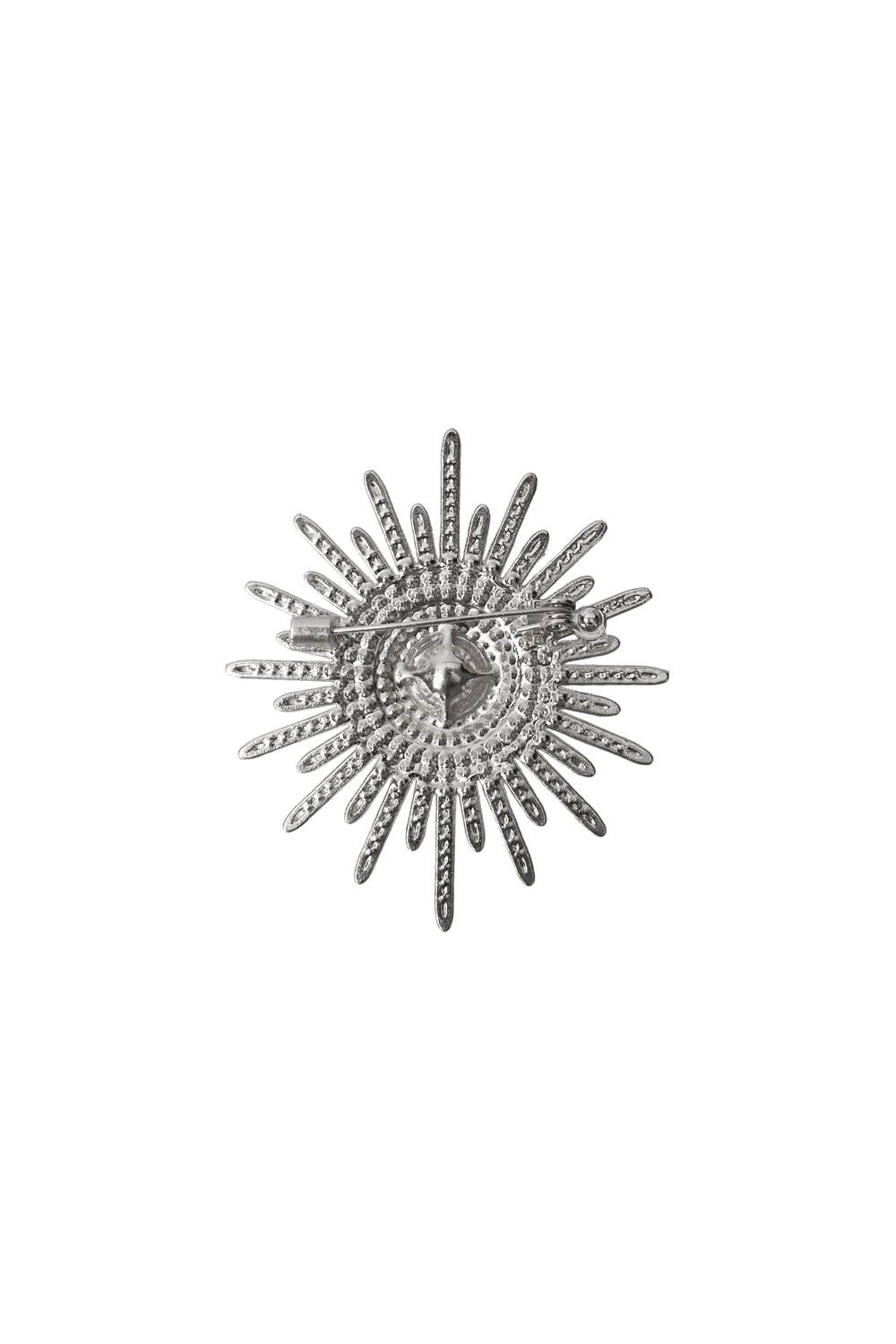 Galaxy broche - sølvfarvet