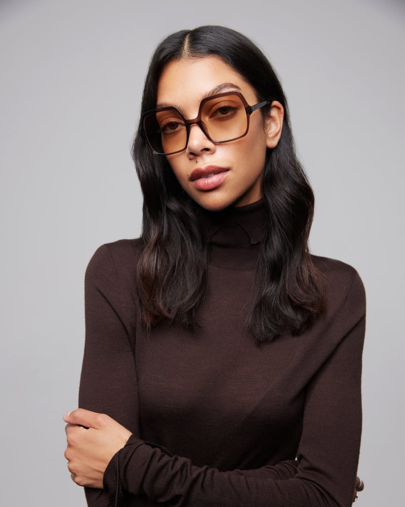 Natalie Tinted læsebrille - mørkebrun