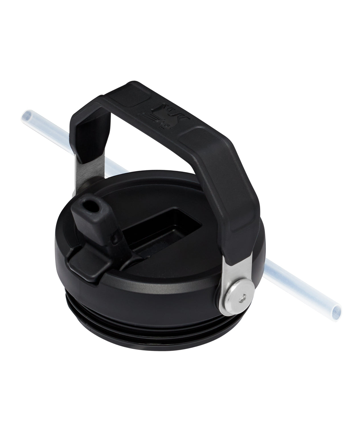 The IceFlow™ Flip Straw termokop, Charcoal - 0,89 L